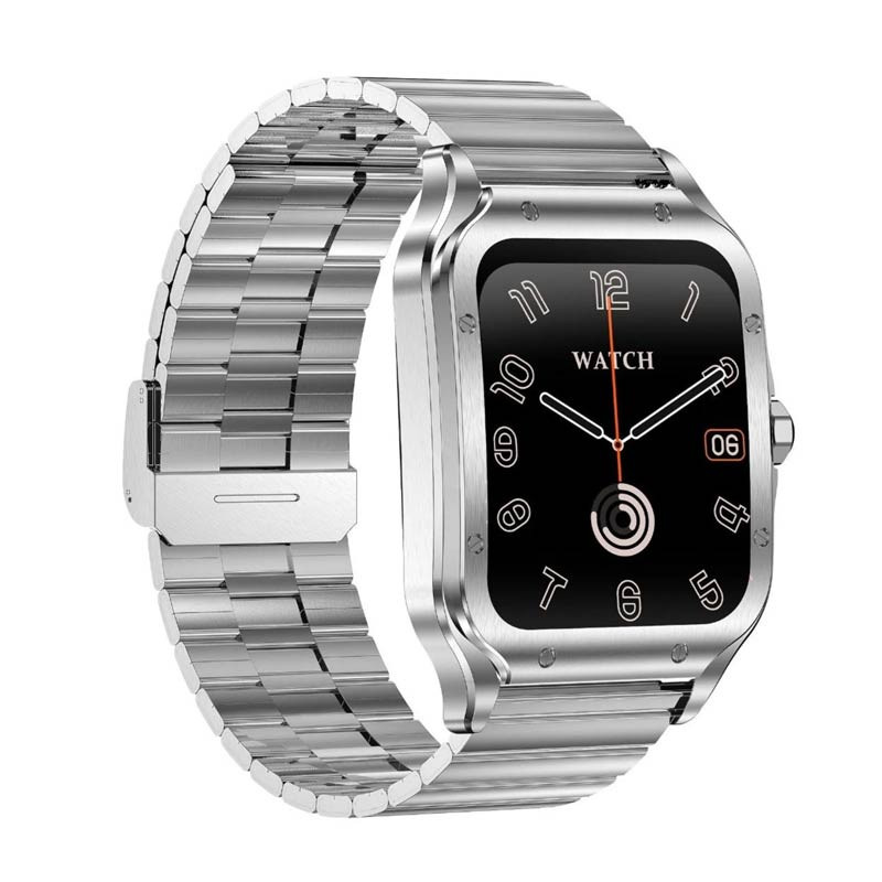 Green Lion CurveFit Smart Watch AMOLED - Silver