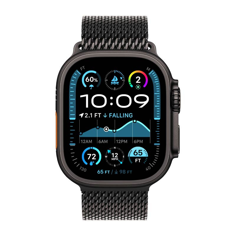 Watch Sport Ultra 2 49mm Titanium Milanese Loop Black