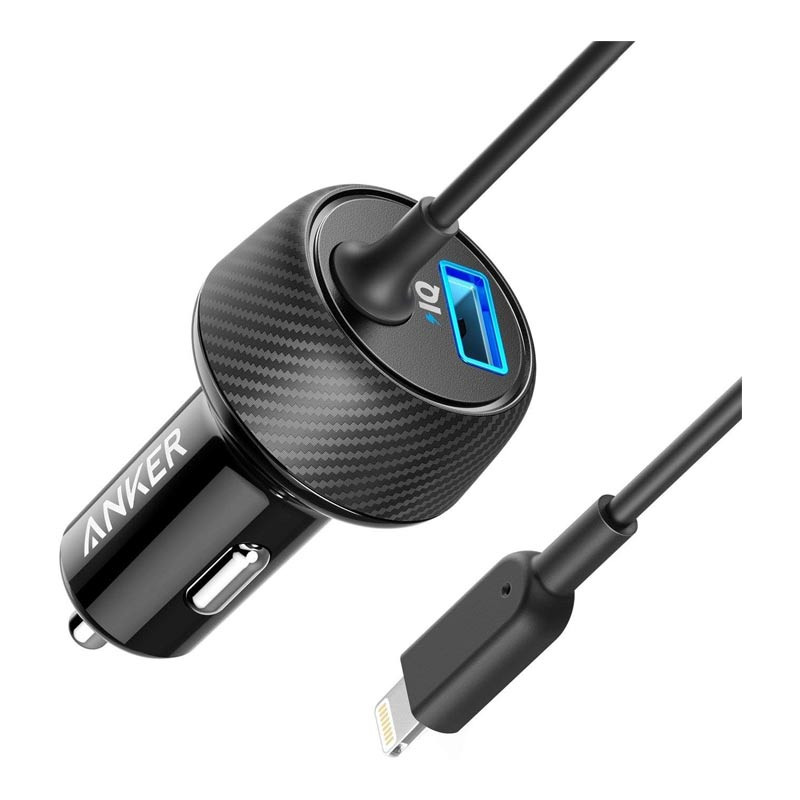 Anker PowerDrive 2 Elite with Lightning Connector UN Black