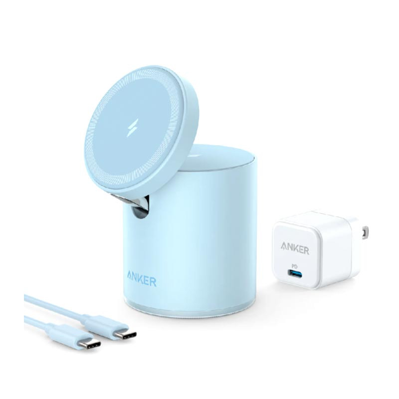 Anker 623 Magnetic Wireless Charger (MagGo)  B2C - EU/ES/FR/ES Blue Iteration 1