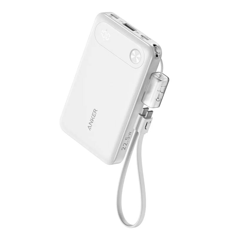 Anker Power Bank (10K,22.5W) (A1257H21) White