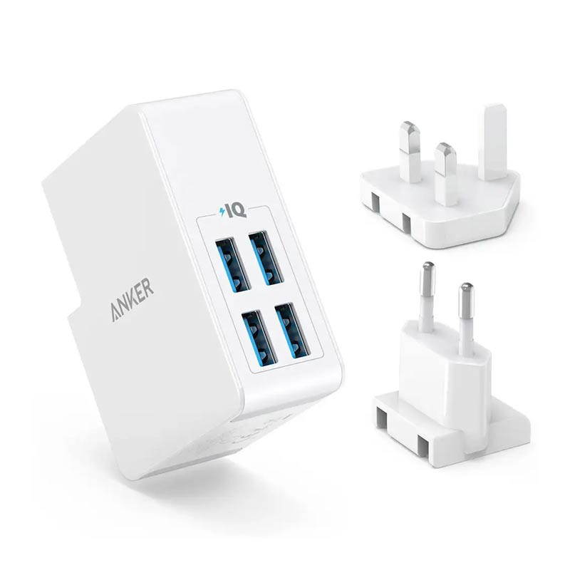 Anker PowerPort 4 Lite White