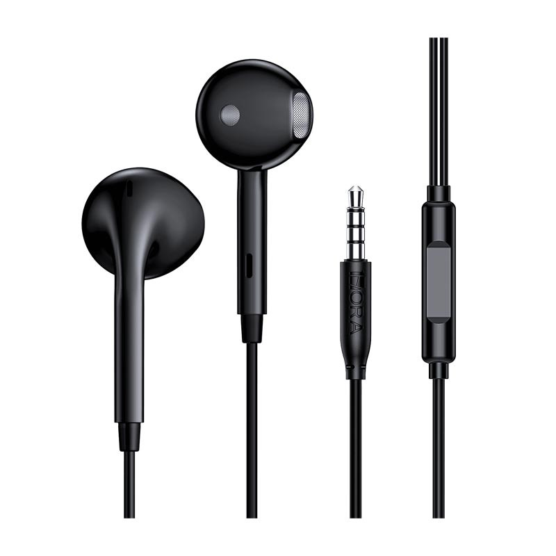 1Hora Wired Earbuds 3.5mm AUT122 (Black)